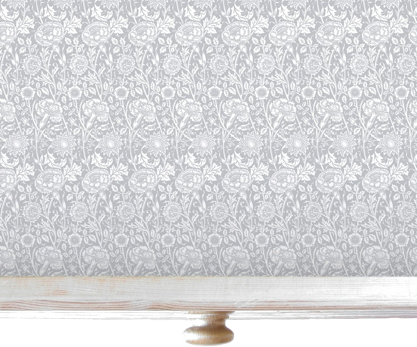 William Morris UNSCENTED & WIPE CLEAN Drawer Liners in SOFT GREY