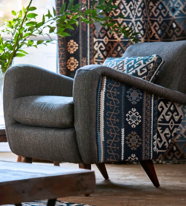 Brunswick Fabric - Indigo - 236518 - Morris & Co