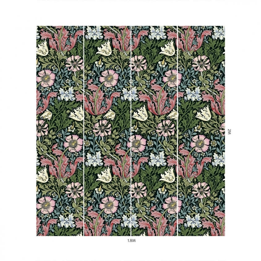 COMPTON Wallpaper - Onyx - House of Hackney