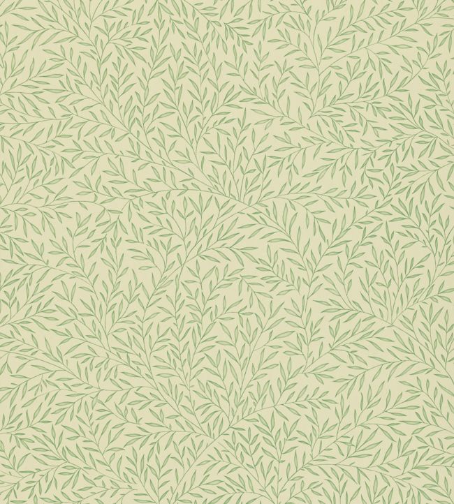 Lily Leaf Wallpaper - Eggshell - DMOWLI107 - Morris Exclusive