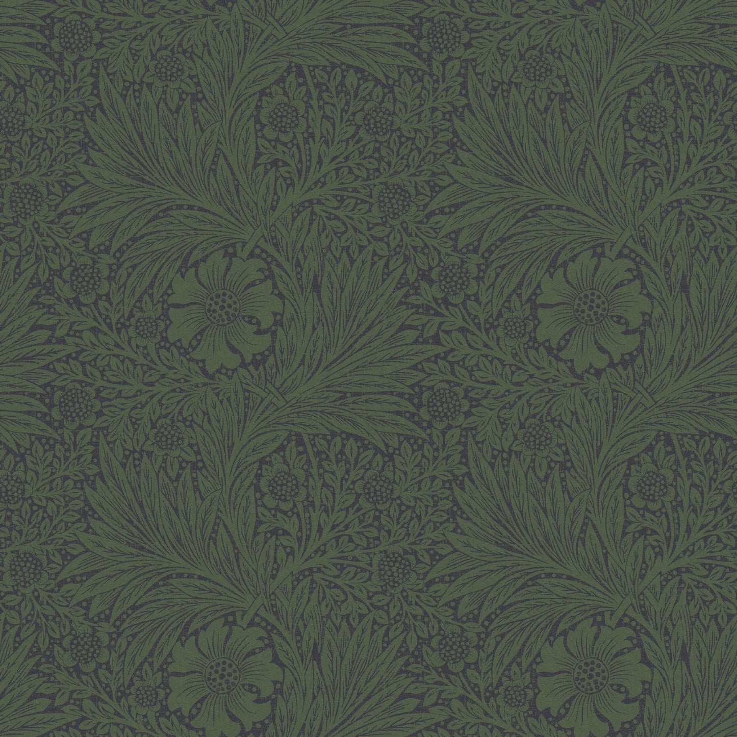Marigold Fibrous Wallpaper - Green - 124255 - William Morris AH