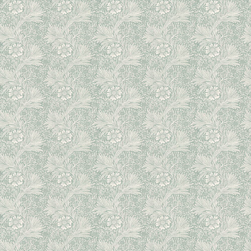 Marigold Wallpaper - Soft Teal - 217396 - Morris Wallpaper WD