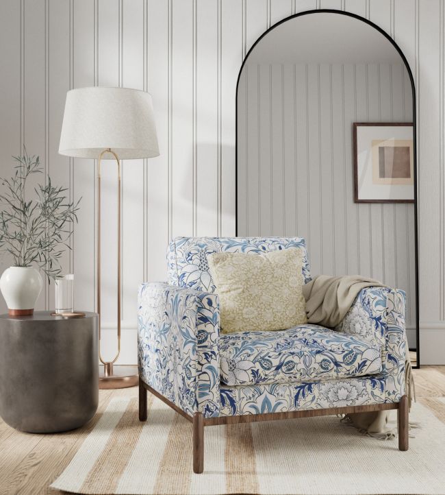 Simply Severn Fabric - Woad - 226902 - Morris & Co