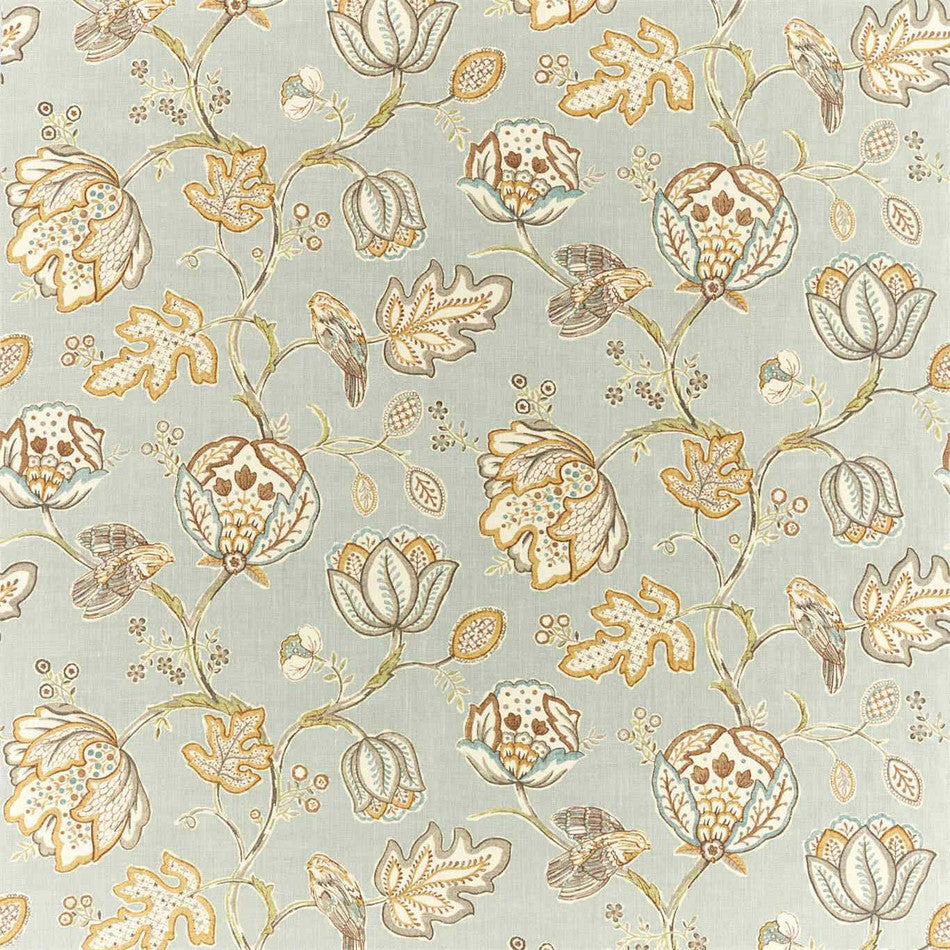 Theodosia Fabric - Grey - 226596 - Morris & Co
