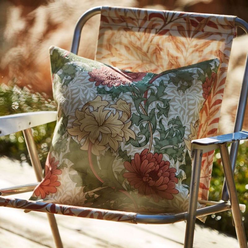 Willow Bough Outdoor Fabric - Russet/Wheat - 227110 - Morris & Co
