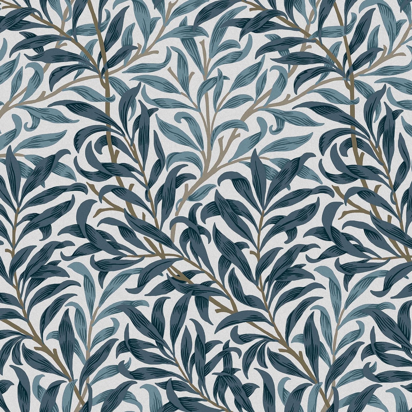 Willow Bough Wallpaper - White & Blue - 124245 - William Morris AH