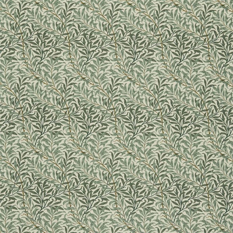 Willow Boughs Fabric - Cream/Green - DCMF226722 - Morris & Co