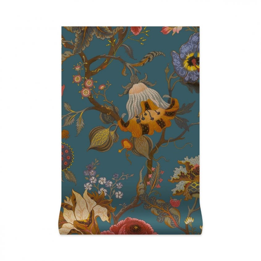 ARTEMIS Wallpaper - Petrol - House of Hackney