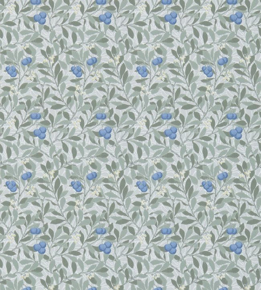 Arbutus Wallpaper - Silver/Cobalt - 214721 - Morris Exclusive