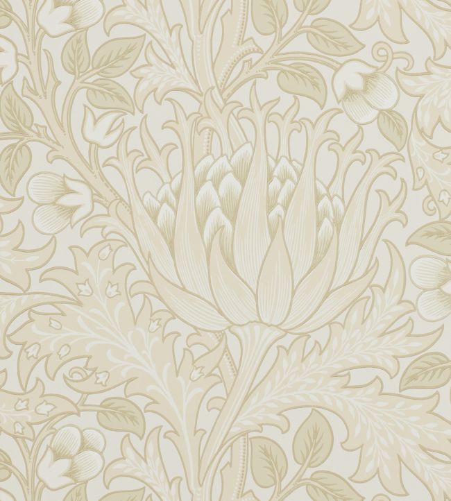Artichoke Wallpaper - Vellum - 210353 - Morris Exclusive
