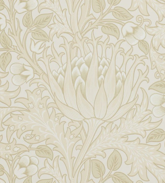 Artichoke Wallpaper - Vellum - 210353 - Morris Exclusive
