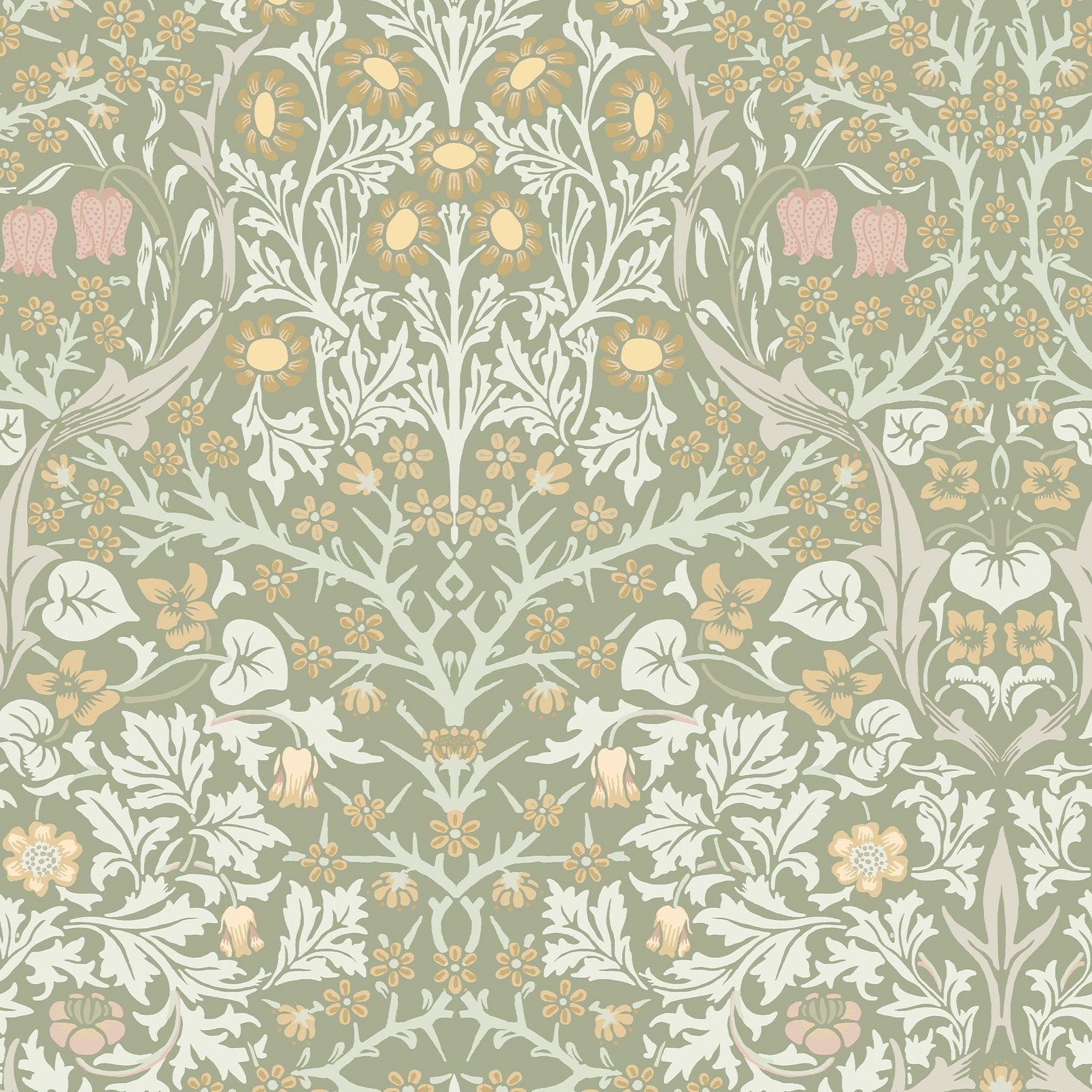 Blackthorn Wallpaper - Sage - 124253 - William Morris AH