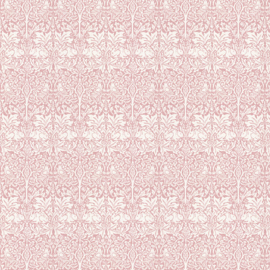 Brer Rabbit Wallpaper - Blush - 217388 - Morris Wallpaper WD