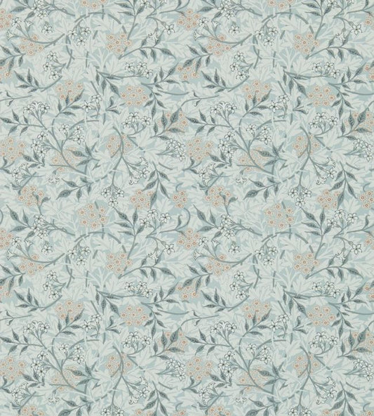 Jasmine Wallpaper - Silver / Charcoal - 214726 - Morris Exclusive