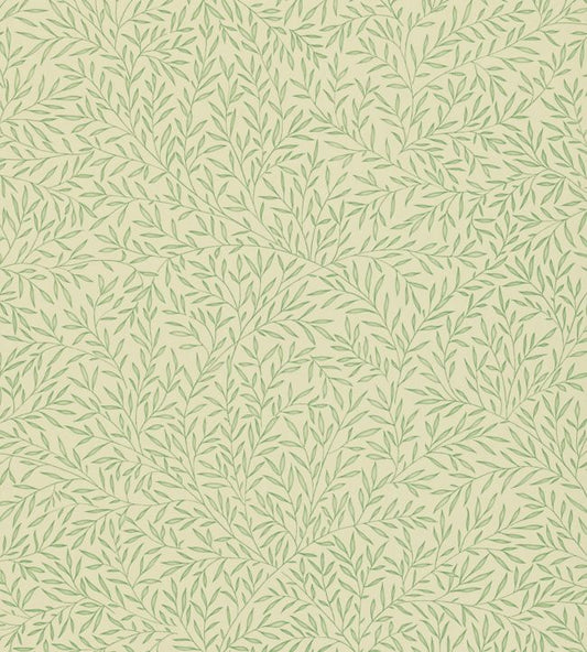 Lily Leaf Wallpaper - Eggshell - DMOWLI107 - Morris Exclusive