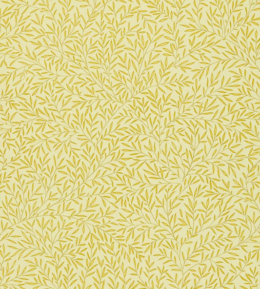 Lily Leaf Wallpaper - Gold - DMOWLI102 - Morris Exclusive
