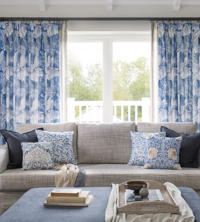 Pimpernel Fabric - Woad - 226901 - Morris & Co