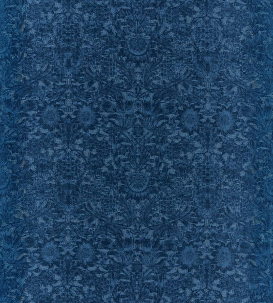 Sunflower Caffoy Velvet Fabric - Inky Fingers - 237282 - Morris & Co