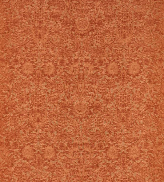 Sunflower Caffoy Velvet Fabric - Redhouse - 237281 - Morris & Co