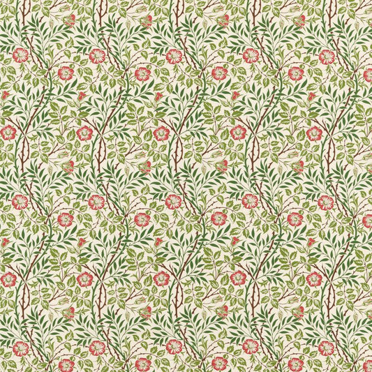 Sweet Briar Fabric - Boughs/Rose - 227240 - Morris & Co