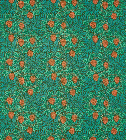 Vine Fabric - Dark Olive - 226852 - Morris & Co