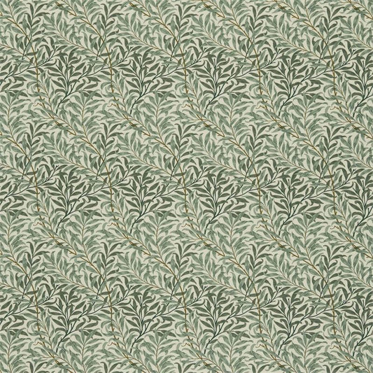 Willow Boughs Fabric - Cream/Green - DCMF226722 - Morris & Co
