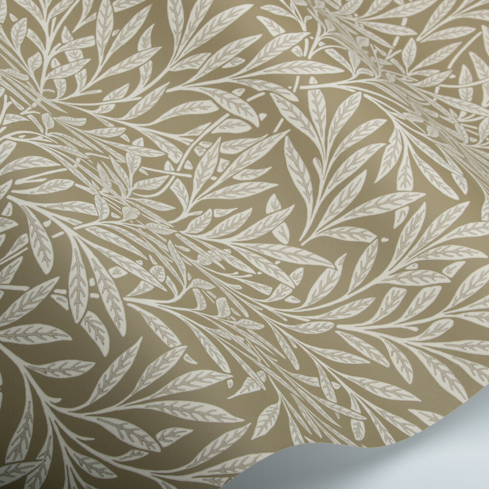 Willow Wallpaper - Olive - 217393 - Morris Wallpaper WD
