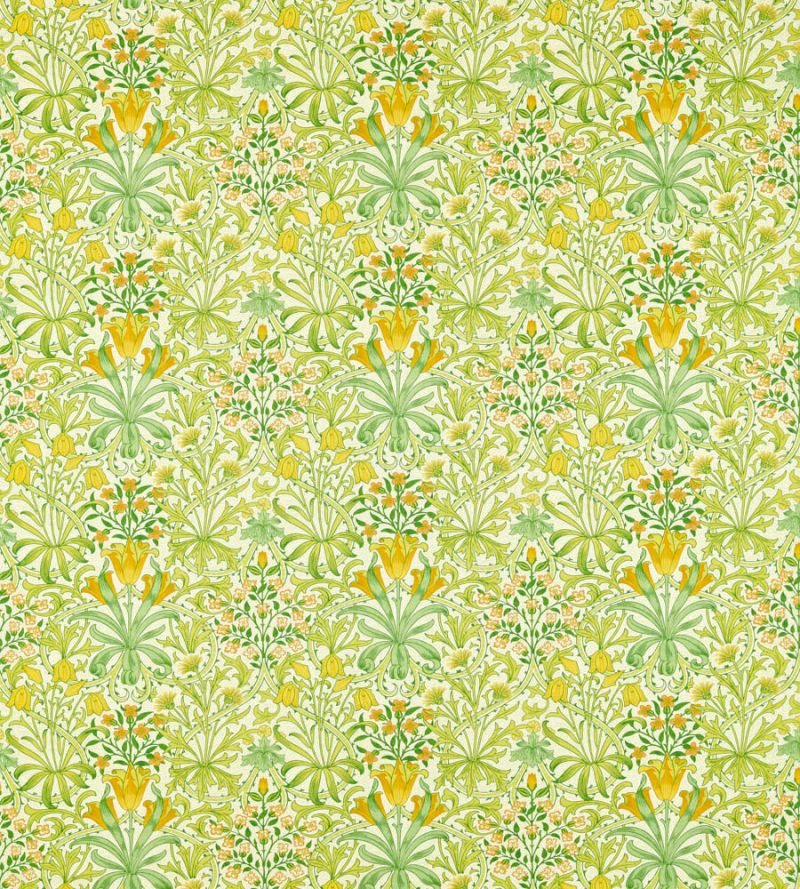 Woodland Weeds Fabric - Sap Green - 226990 - Morris & Co