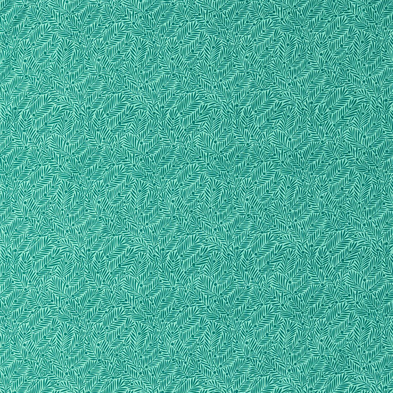 Yew & Aril Fabric - Teal - 227225 - Morris & Co