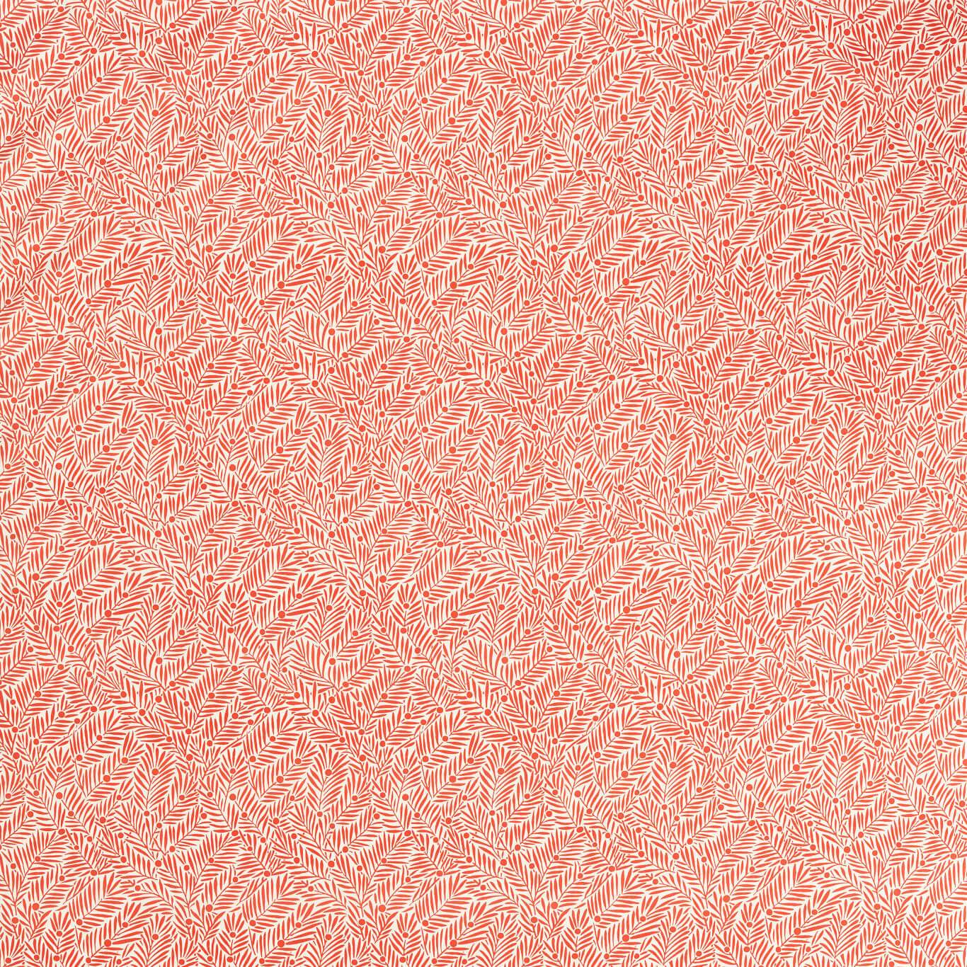Yew & Aril Fabric - Watermelon - 227226 - Morris & Co