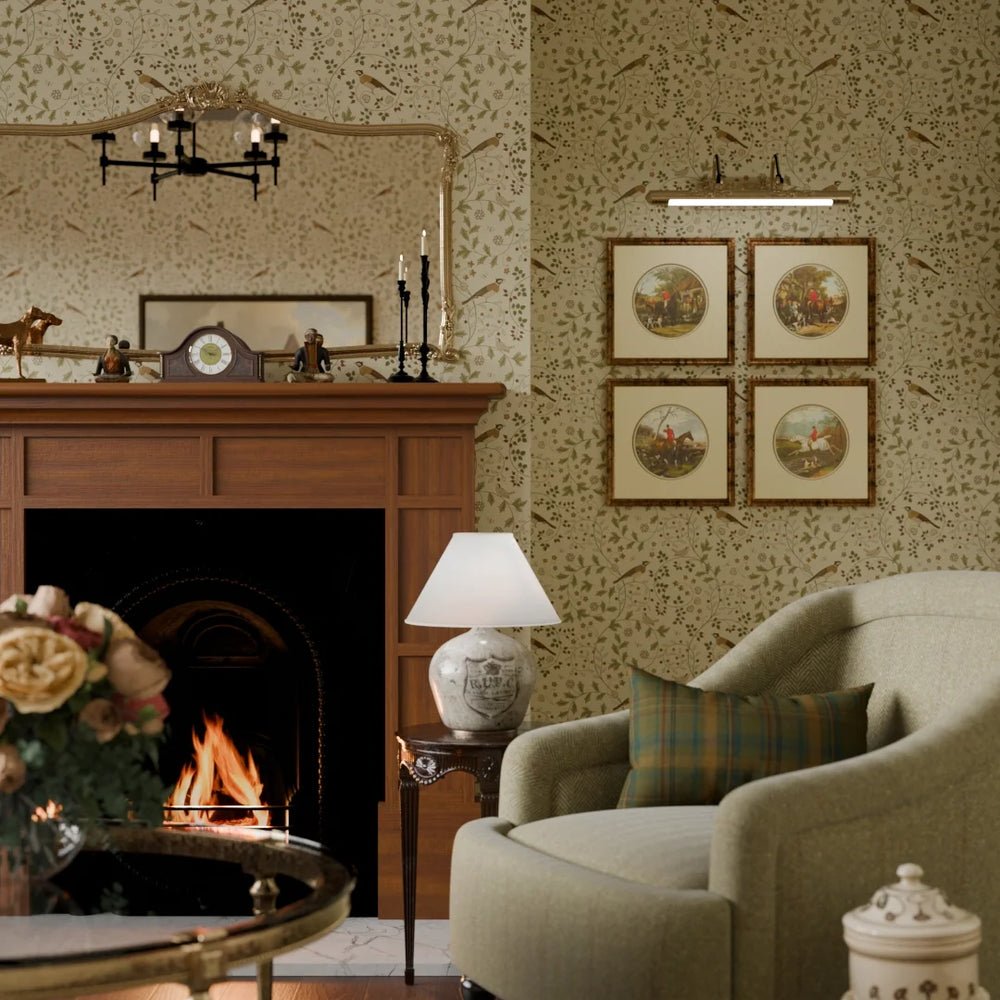 The Grand Estate Wallpaper - Rural Tones on Rich Cream - LAN100219 - Lucie Annabel - Premier Wallcovering