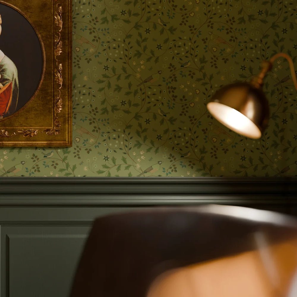 The Grand Estate Wallpaper - Rural Tones on Gentleman Green - LAN100217 - Lucie Annabel - Premier Wallcovering